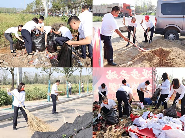 霍邱項(xiàng)目開(kāi)展“衛(wèi)生大掃除，黨員我先行”主題活動(dòng)