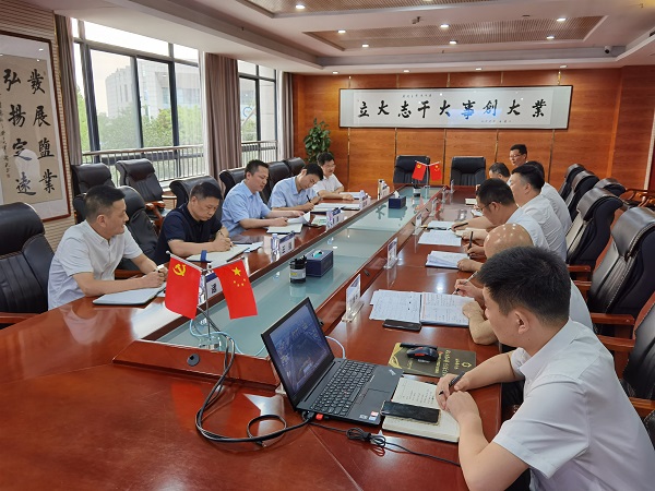 繆磊赴徽鹽地產集團定遠項目公司調研