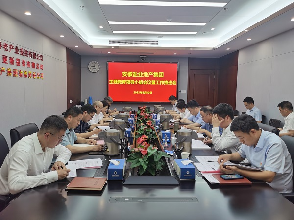 安徽鹽業地產集團：從高處著眼 于細處著手 在實處著力 扎實推進主題教育走深走實